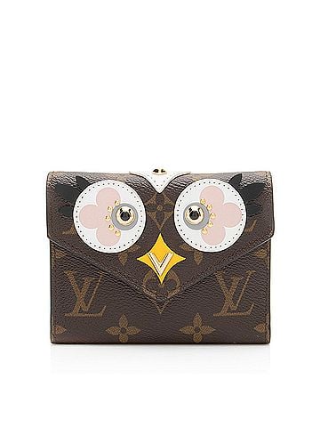 Louis Vuitton Louis Vuitton Limited Edition Monogram Canvas Lovely Birds Victorine Wallet (view 1)