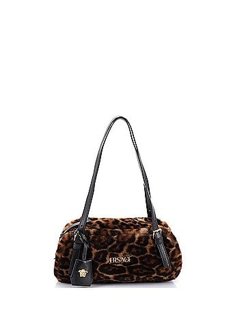 Versace Tag Bowling Bag Shearling (view 1)
