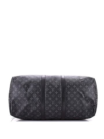 Louis Vuitton Keepall Bandouliere Bag Monogram Eclipse Canvas 55 (view 2)