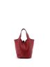 Hermès 100% Leather Red Picotin Lock Bag Clemence PM One size - photo 4