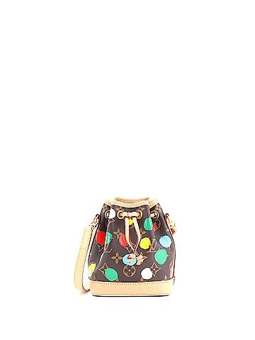 Louis Vuitton Noe NM Handbag Yayoi Kusama Painted Dots Monogram Canvas Nano (view 1)