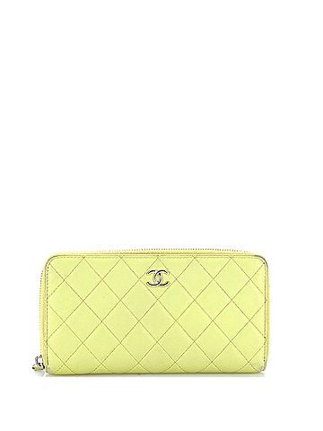 Chanel Zip Around Wallet Quilted Lambskin Long (view 1)