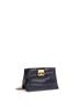 Givenchy 100% Leather Black GV3 Frame Clutch Leather Medium One size - photo 3