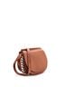 Givenchy 100% Leather Brown Infinity Saddle Bag Leather Medium One size - photo 3