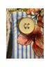 Rafaella Floral Stripes Blue White Pink Yellow Jacket Size XL - photo 4