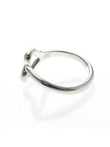 Tiffany & Co. Tiffany Open Heart Ring Silver 925 Fashion No Stone Band Ring Silver (view 2)