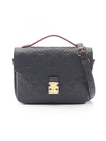 Louis Vuitton Louis Vuitton Pochette Métis Monogram Empreinte Marine Rouge 2-Way Handbag Leather Women's Navy M44071 (view 1)