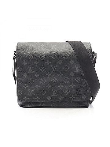 Louis Vuitton Louis Vuitton District PM NM Shoulder Bag/Handbag, Coated Canvas and Leather, Monogram Eclipse, Men's, Black, M44000 (view 1)