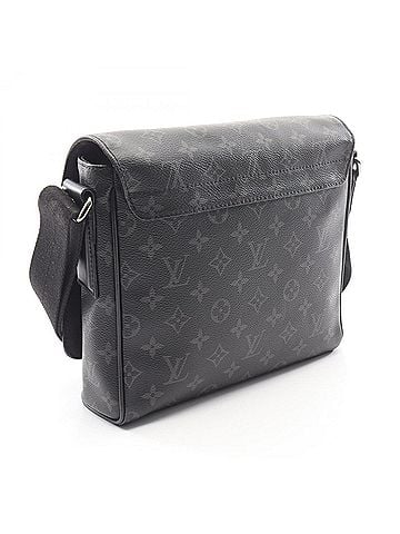 Louis Vuitton Louis Vuitton District PM NM Shoulder Bag/Handbag, Coated Canvas and Leather, Monogram Eclipse, Men's, Black, M44000 (view 2)