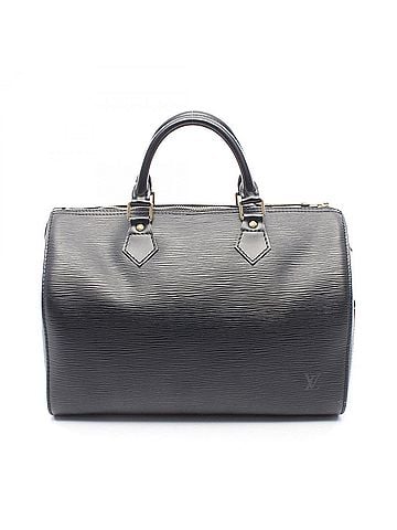 Louis Vuitton Louis Vuitton Speedy 30 Handbag, Leather, Epi Women's, Black, M59022 (view 1)