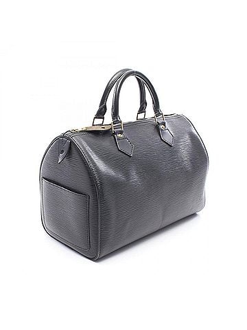 Louis Vuitton Louis Vuitton Speedy 30 Handbag, Leather, Epi Women's, Black, M59022 (view 2)