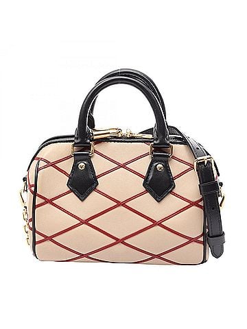 Louis Vuitton Louis Vuitton Speedy Bandoulière 20 2-Way Handbag, Leather, Maltage, Women's, Beige, Red, Black, M24261 (view 1)