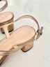 Tory Burch Solid Gold Sandals Size 7 - photo 5