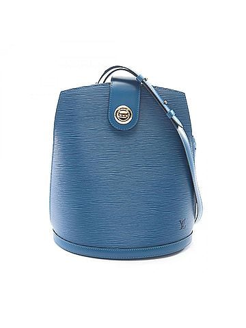 Louis Vuitton Louis Vuitton Cluny Shoulder Bag Handbag Leather Epi Women's Blue M52255 (view 1)
