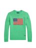 Polo by Ralph Lauren 100% Cotton Graphic Green Pullover Sweater Size XL - photo 1