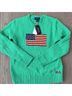 Polo by Ralph Lauren 100% Cotton Graphic Green Pullover Sweater Size XL - photo 3