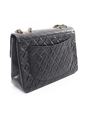 Chanel Chanel CHANEL Large Matelassé 34 Shoulder Bag Handbag Lambskin Leather Women's Black A01094 (view 2)