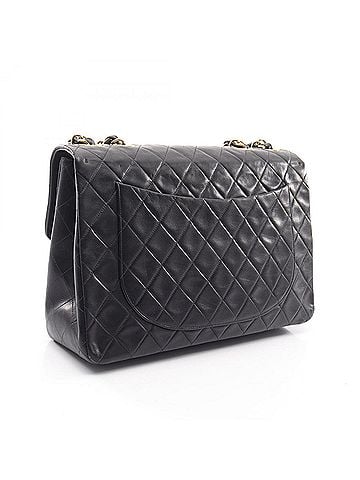 Chanel Chanel CHANEL Large Matelassé 34 Shoulder Bag Handbag Lambskin (Sheepskin) Women's Black (view 2)