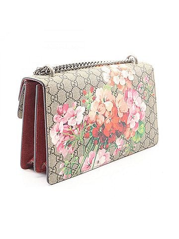 Gucci Gucci Dionysus GG Blooms Shoulder Bag/Handbag, Coated Canvas/Suede, Women's, Beige/Multicolor, 400249 (view 2)