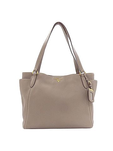 Prada Prada Logo Tote Bag, Calfskin, Women's PRADA (view 1)