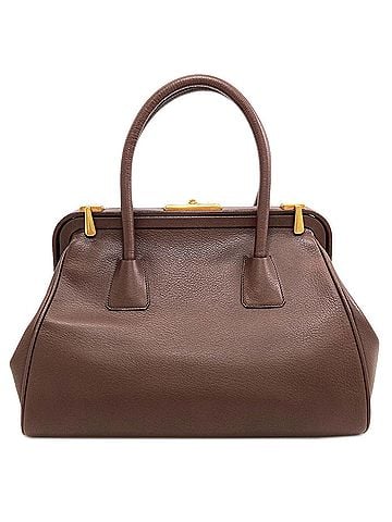 Prada Prada B11246 Doctor's Bag Handbag Calfskin Women's PRADA (view 2)