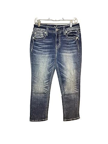 Miss Me Curvy Crop Jeans (view 1)