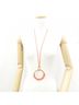 Hermès 100% Leather Orange Hermes Loop 072933CD Necklace One size - photo 4