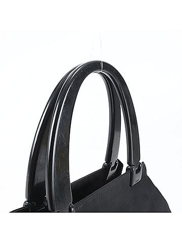 Prada Prada Tessuto Nylon Plastic Handle Handbag Tote Bag Black Women's (view 2)