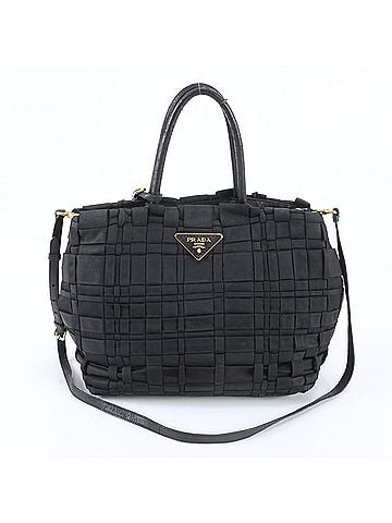Prada Prada Tessuto Nylon Triangle Logo Woven 2-Way Shoulder Bag/Tote Bag for Women (view 1)