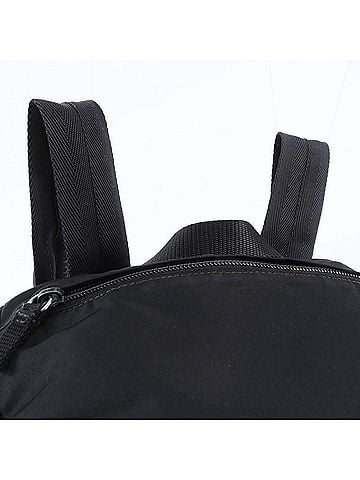 Prada Prada Tessuto Nylon Triangle Logo Backpack/Shoulder Bag/Handbag, Black, Men's (view 2)