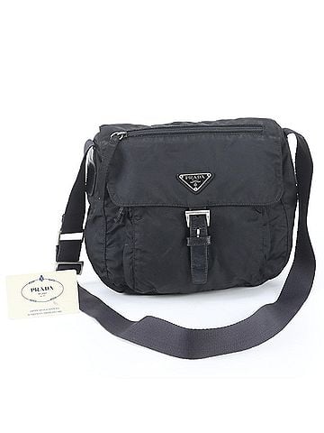 Prada Prada Tessuto Nylon Triangle Logo B8994 Leather Shoulder Bag for Men (with Guarantee Card) (view 1)