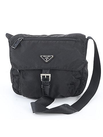 Prada Prada Tessuto Nylon Triangle Logo Leather Shoulder Bag Messenger for Men (view 1)