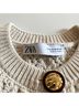 Zara Ivory Cardigan Size M - photo 3