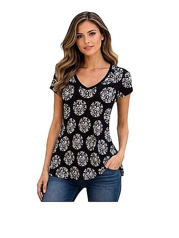 Lauren Moshi diamond shirt T-Shirt (view 1)
