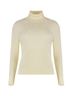 Céline 100% Wool White High Neck Wool Sweater Size L - photo 2