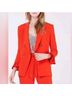 Veronica Beard Solid Leopard Print Red Blazer Size 4 - photo 12
