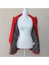 Veronica Beard Solid Leopard Print Red Blazer Size 4 - photo 8
