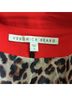 Veronica Beard Solid Leopard Print Red Blazer Size 4 - photo 3