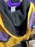 Pink Multi Color Windbreaker Size L - photo 4