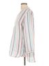 L.L.Bean 100% Linen Stripes Blue L.L.Bean Long Sleeve Blouse Size L - photo 4