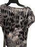 Worthington Print Black White Short Sleeve Blouse Size M - photo 1