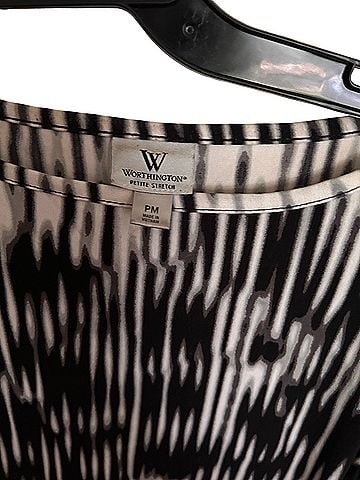 Worthington Short Sleeve Blouse (view 2)