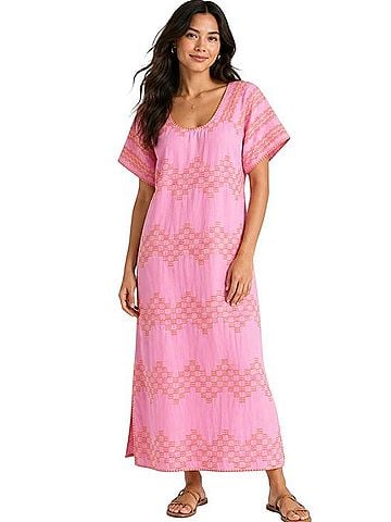 Marea by Liz Joy Nosara Caftan Casual Dress (view 2)