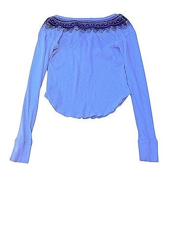 Free People Fair Isle Embroidered Henley Henley (view 2)