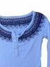 Free People Fair Isle White Henley Size XS - photo 3