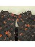 Ulla Johnson 100% Cotton Floral Black Orange Blouse Size 2 - photo 7