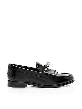 Hermès Hermes Calfskin Studded Fringe Destin Loafers - Size 7 / 37 (view 1)