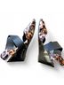 Predictions Animal Print Leopard Print Black Brown Wedges Size 7 1/2 - photo 4