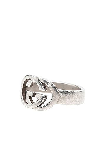 Gucci Gucci Interlocking G Ring, Size #19, SV925 Silver, Women's GUCCI (view 2)