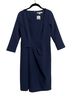 Kay Unger Solid Blue Cocktail Dress Size 0 - photo 4